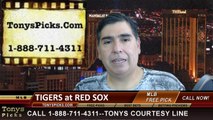 MLB Odds Boston Red Sox vs. Detroit Tigers Pick Prediction Preview 5-18-2014