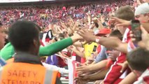 Arsenal- FA Cup final pitch-side celebrations