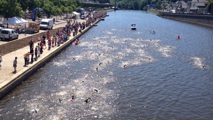 16e triathlon de Mayenne sous la chaleur