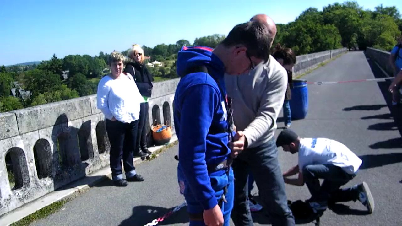 préparation saut à l'élastique Alexandre