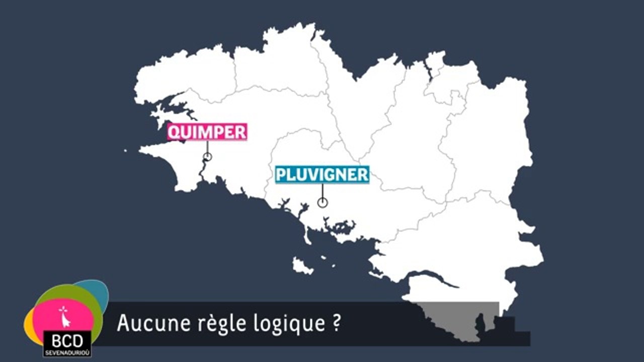 Breton, prononciation des noms de lieux