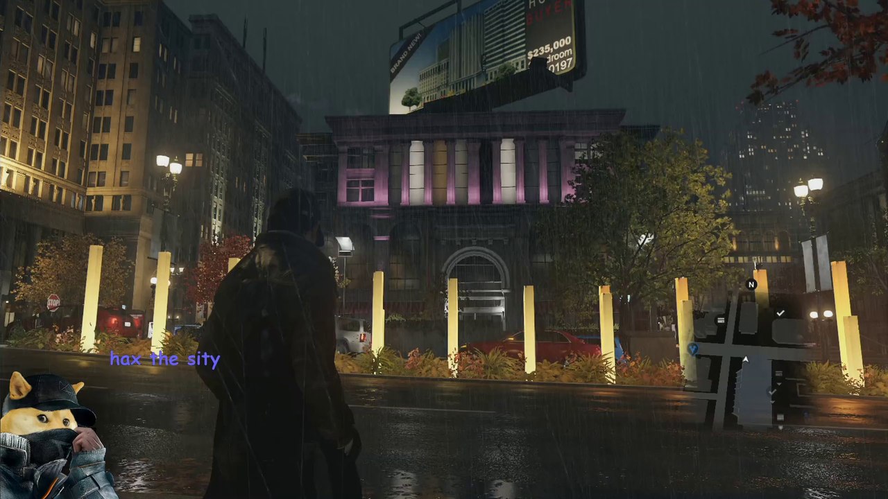 Watch Dogs 1080p PS4 Direct Feed Footage 1