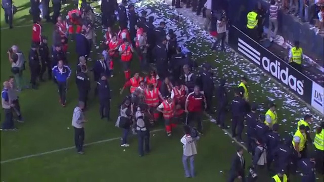 Avalancha en estadio del Osasuna