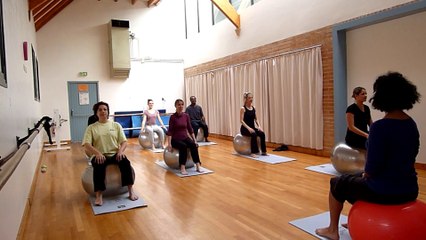 Stage de Pilates avec ballon suisse par Peggy Piccoli mars 2014