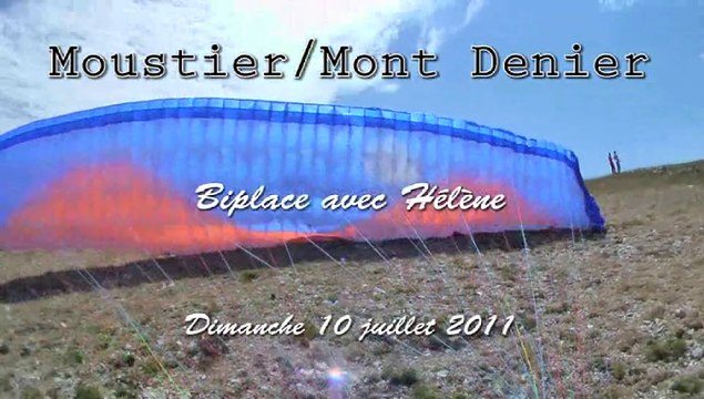 Envol du Mont Denier (Moustier)