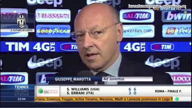 highlights juventus cagliari 3-0 e interviste conte e marotta