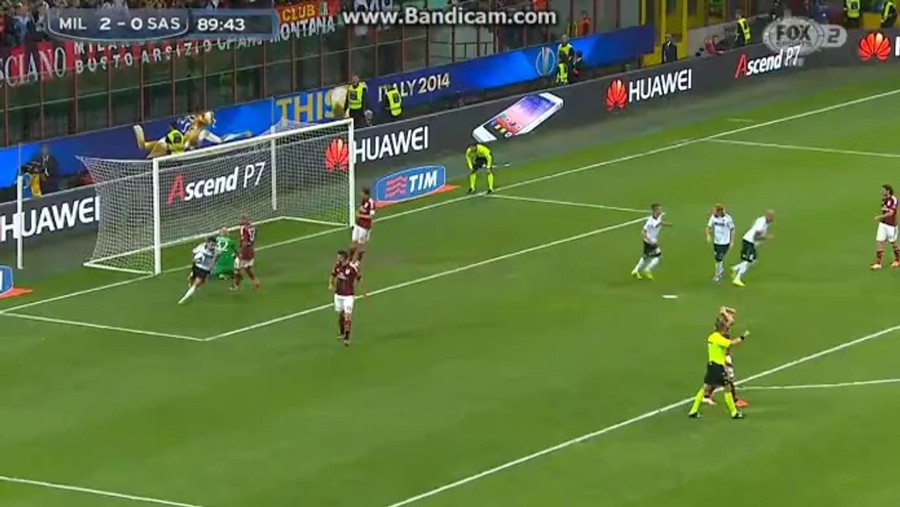 2-1 Sassuolo penal