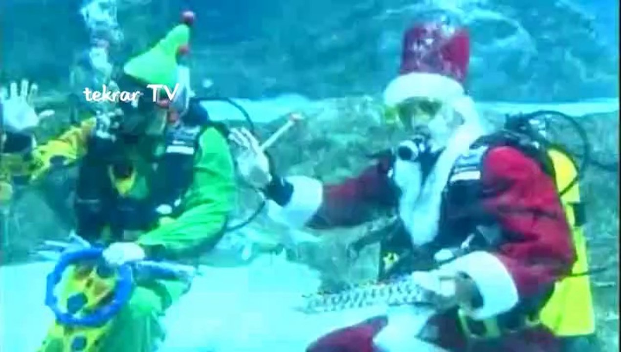 Akvaryumdaki Noel Baba