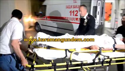 Karaman KYK 'da bıçaklı kavga 1 ağır yaralı