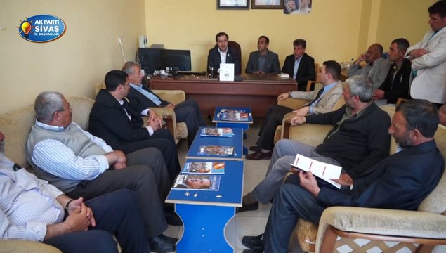 Sivas İl Başkanı Şahin, AK Parti İmranlı İlçe Teşkilatını Ziyaret Etti