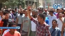 شاهد.. الإخوان يستبدلون أعلام مصر بعلمي فلسطين والقاعدة خلال مسيرة لهم بعين شمس