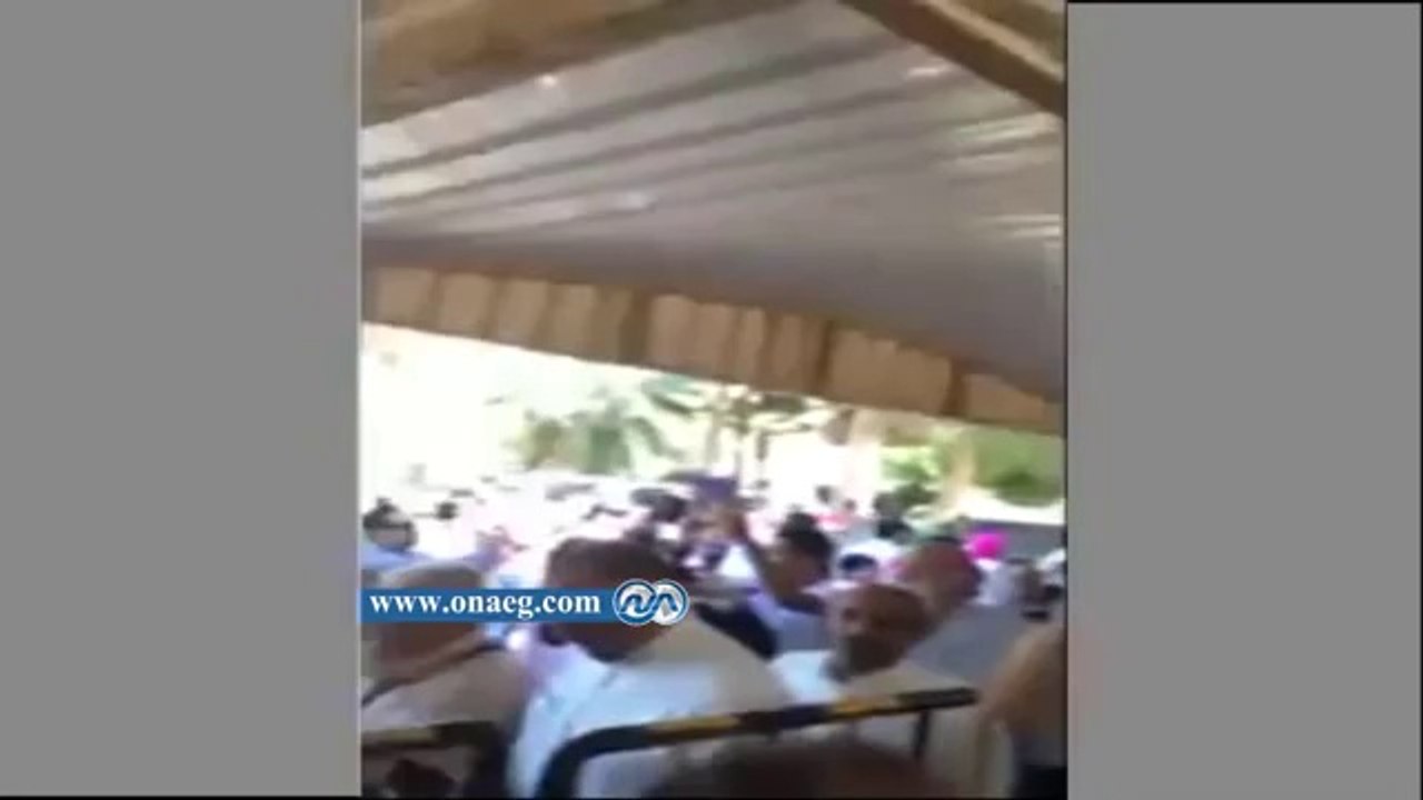 المصريون بالكويت يرقصون علي أنغام "تسلم الأيادى" وسط زغاريد السيدات بانتخابات الرئاسة