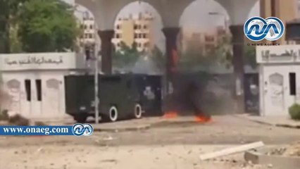 الأمن يطادر طلاب الإخوان بجامعة الأزهر بعد إلقائهم زجاجات المولوتوف والحجاره