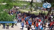 شاهد .. مسيرة طلاب الإخوان داخل جامعة القاهرة