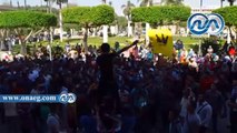 طلاب الإخوان يرددون هتافات ضد جابر نصار أمام القبة بجامعة القاهرة