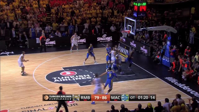 Championship Game Magic Moment: Crucial block by Alex Tyus, Maccabi Electra Tel Aviv