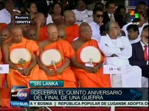 Festejó Sri Lanka su victoria de hace cinco años sobre los tamiles