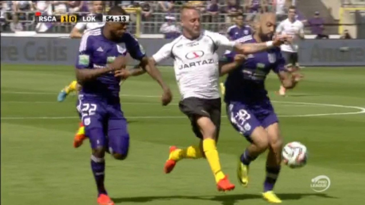 Belgian Pro League: Anderlecht 3-1 Lokeren
