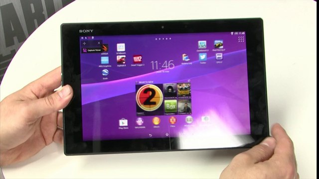 Sony Xperia Z2 Tablet : vidéotest d'une tablette 10 pouces et étanche