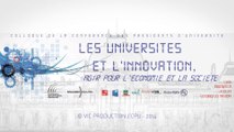 Les universités et l'innovation : agir pour l'économie et la société => J-3