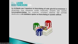 Franchising Scommesse - Sale Da Gioco - Videopoker E Slot Machine