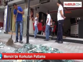 Mersin'deki Patlama Sonrası Yaşanan Panik Amatör Kamerada