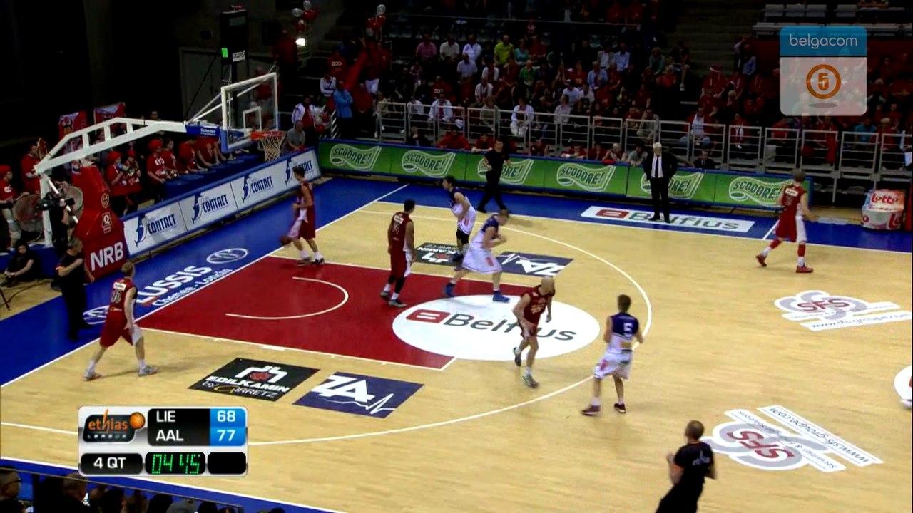 Okapi Aalstar 83 - 79 Liège Basket  (NL)