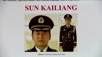 EEUU procesa militares chinos por espionaje