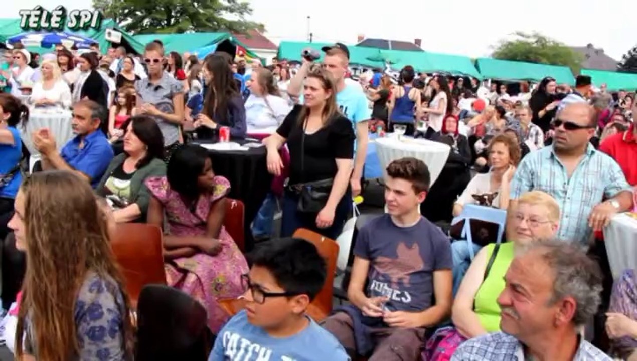 Elio Di Rupo, Paul Magnette, Hugues Bayet au 15è "Fête de l'amitié