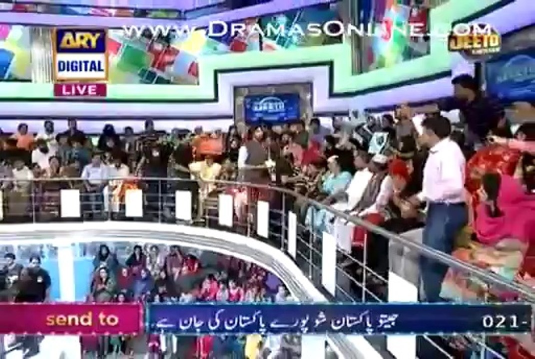 Raymond in Pakistan - The Complete man sponsored jeeto pakistan segments on ary digital, 18th May 2014