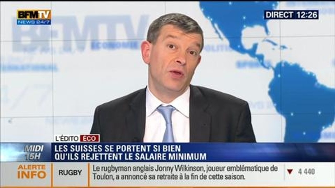 L'Édito éco de Nicolas Doze: Les Suisses disent non au Smic - 19/05