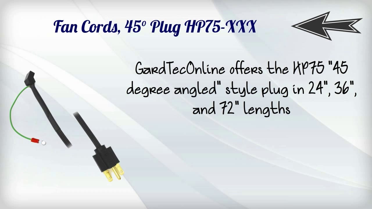 Cooling Fan Cords - GardTecOnline
