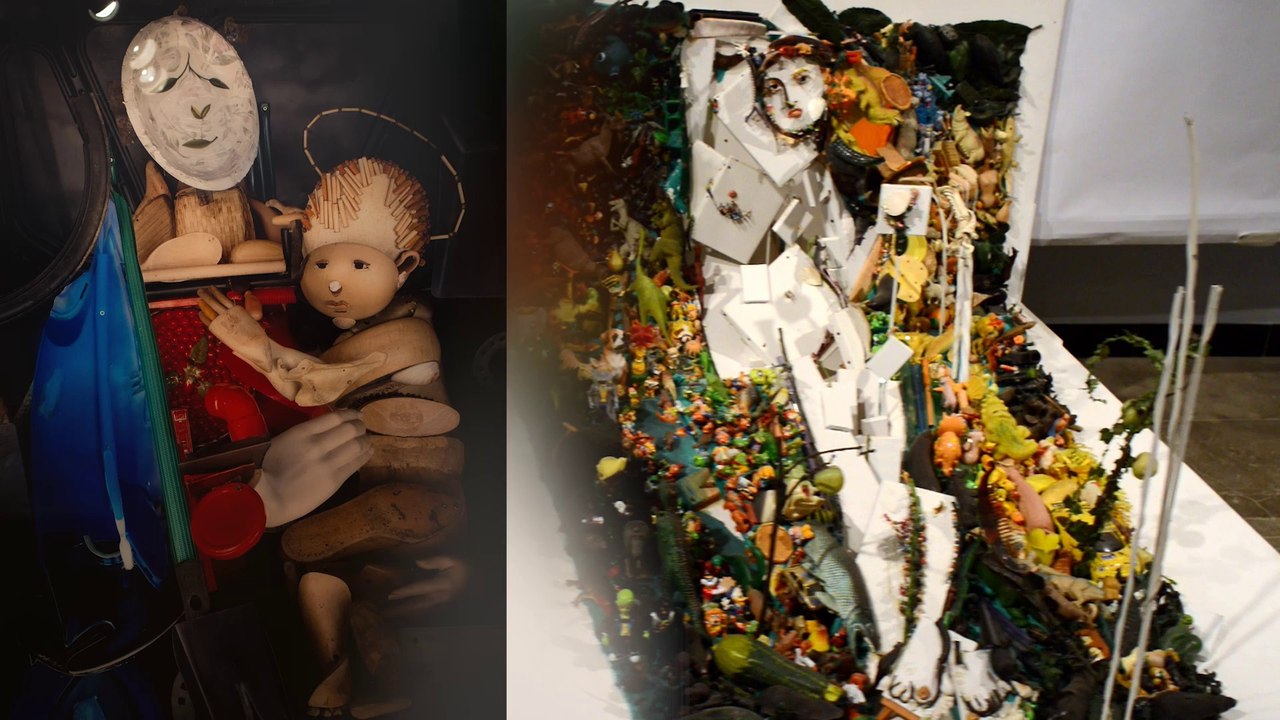 Bernard Pras au Palais Idéal du Facteur Cheval (Drôme)