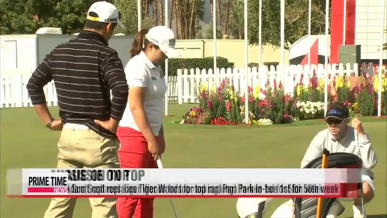 Golf Adam Scott overtakes Tiger for No. 1; Park In-bee top rankings for 58th week