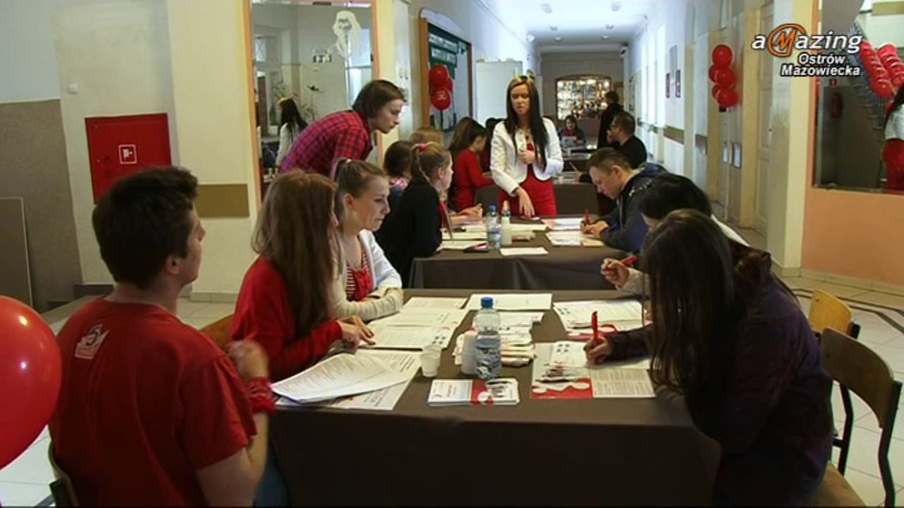 Dzień Dawcy Szpiku w LO Ostrów Mazowiecka 2014