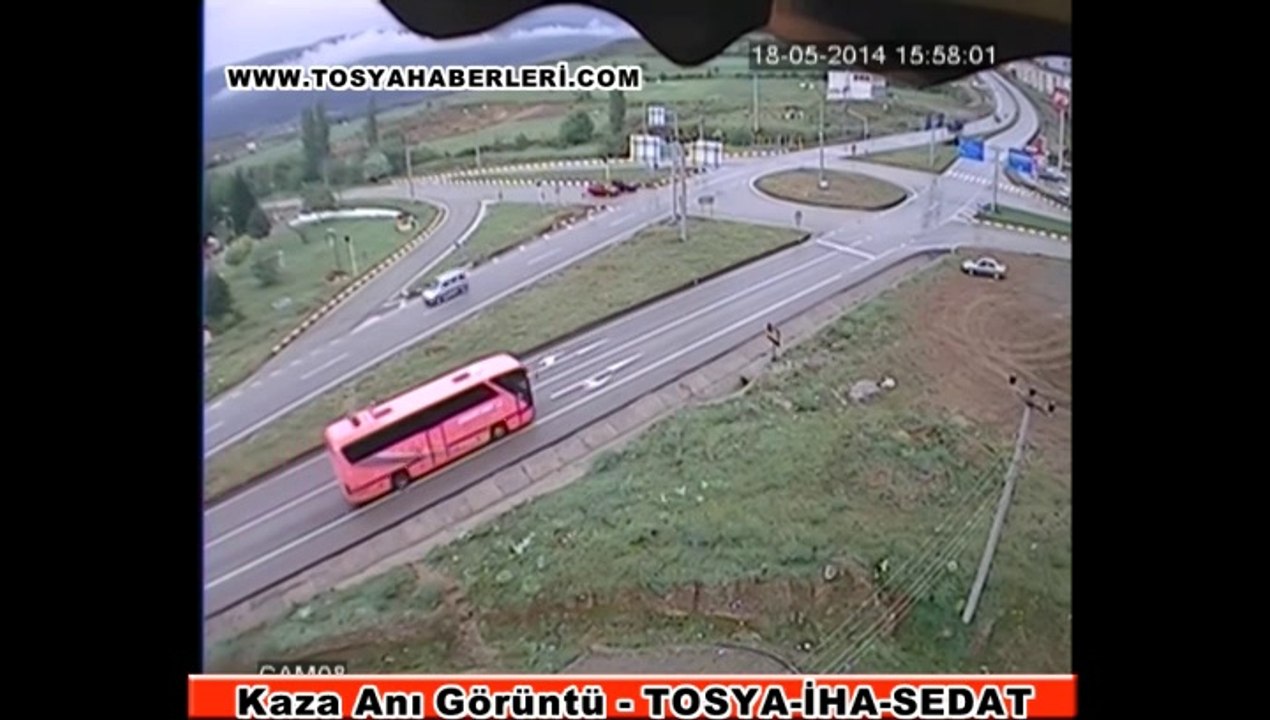 Tosya D-100 Kaza Anı Görüntüsü