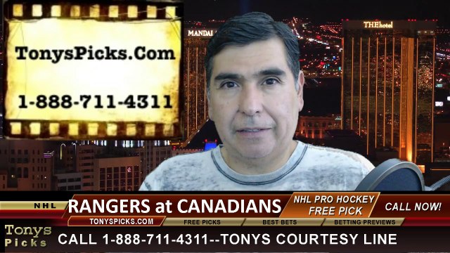 NHL Playoff Pick Game 2 Montreal Canadians vs. New York Rangers Odds Prediction Preview 5-19-2014