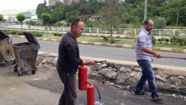 KUZEY KARTAL YANGIN SONDURME VE IS GUVENLIGI YANGIN TATBIKATI