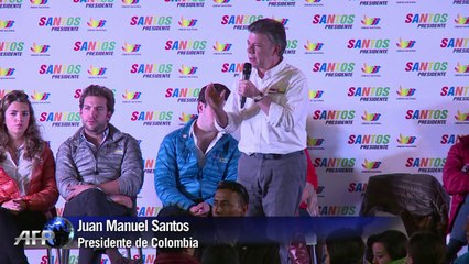 Colombia: Santos cierra campaña electoral