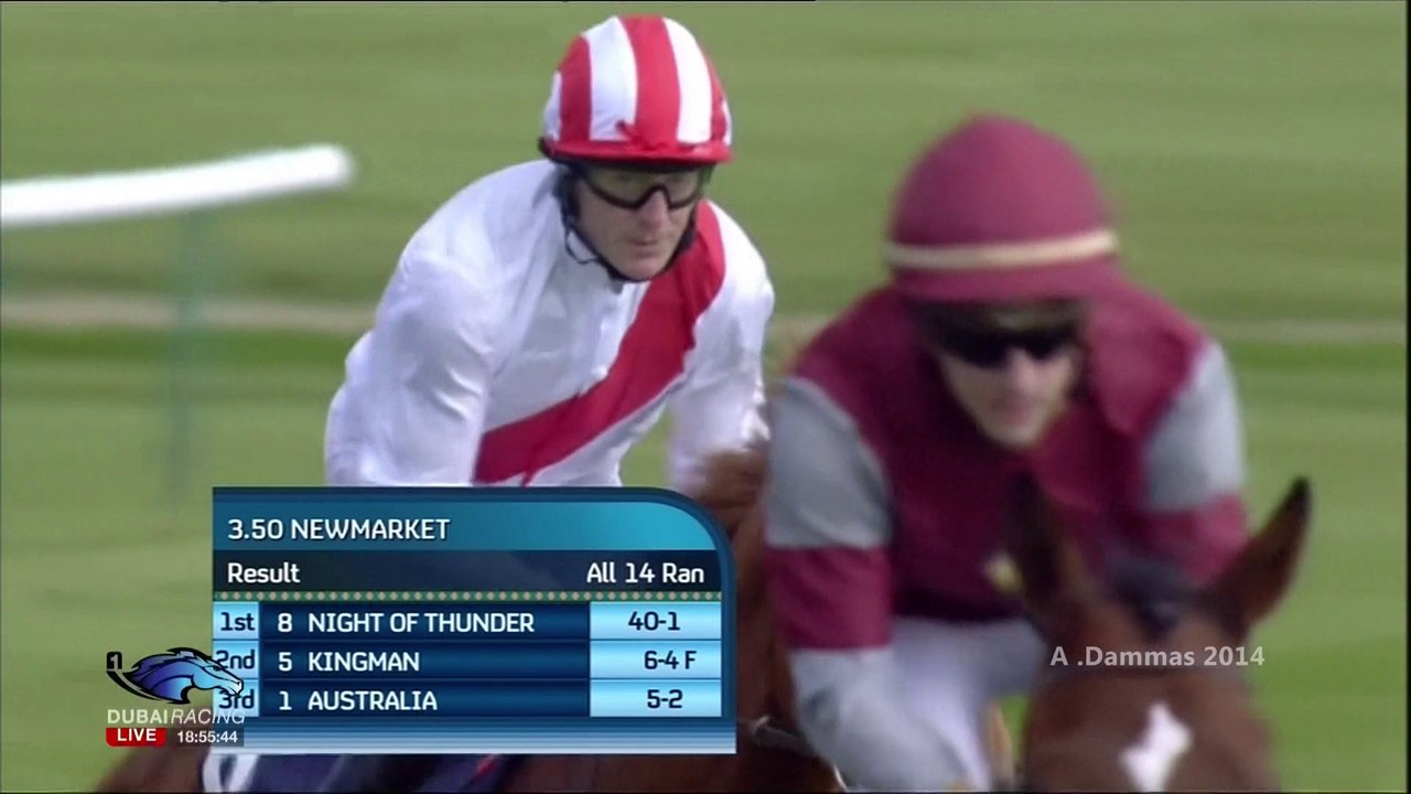 Qipco 2000 Guineas Stakes 2014 - Night Of Thunder