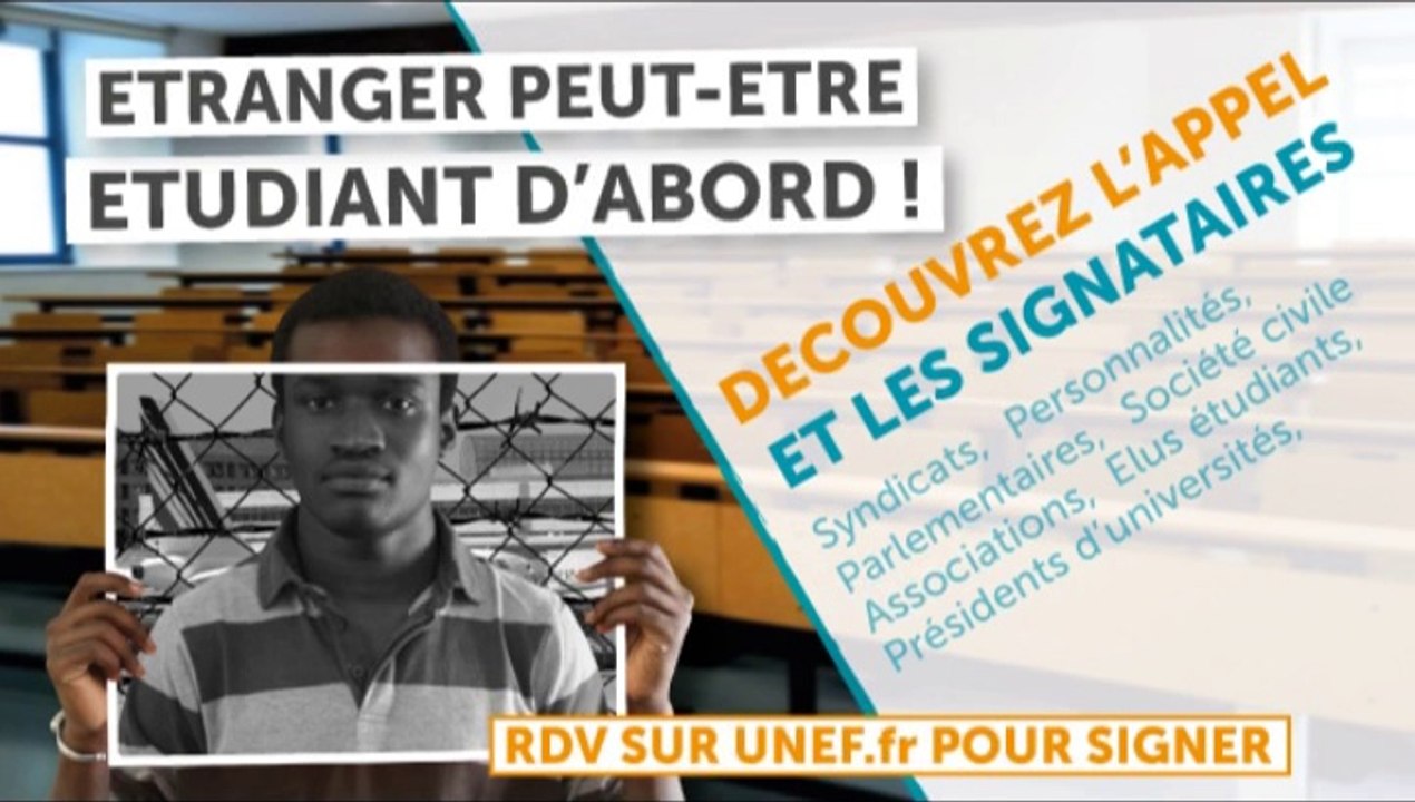 Appel Etudiants Etrangers : présentation par William Martinet