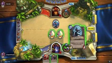 Hearthstone - Ranked Battle with Warlock Ending with a Win