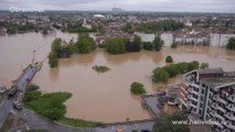 Poplave u Srbiji 2014. _Serbia floods aerial video