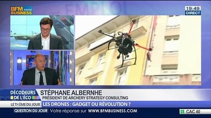 Les drones: gadget ou révolution ?, dans Les Décodeurs de l'éco – 19/05 3/5