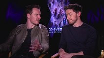Michael Fassbender & James McAvoy Interview - X-Men- Days of Future Past (2014) JoBlo.com HD