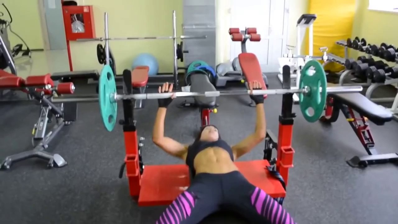 Fit russian girl workout