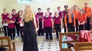 Répétition du choeur vocal du Val-de-Scène à Varennes-Jarcy