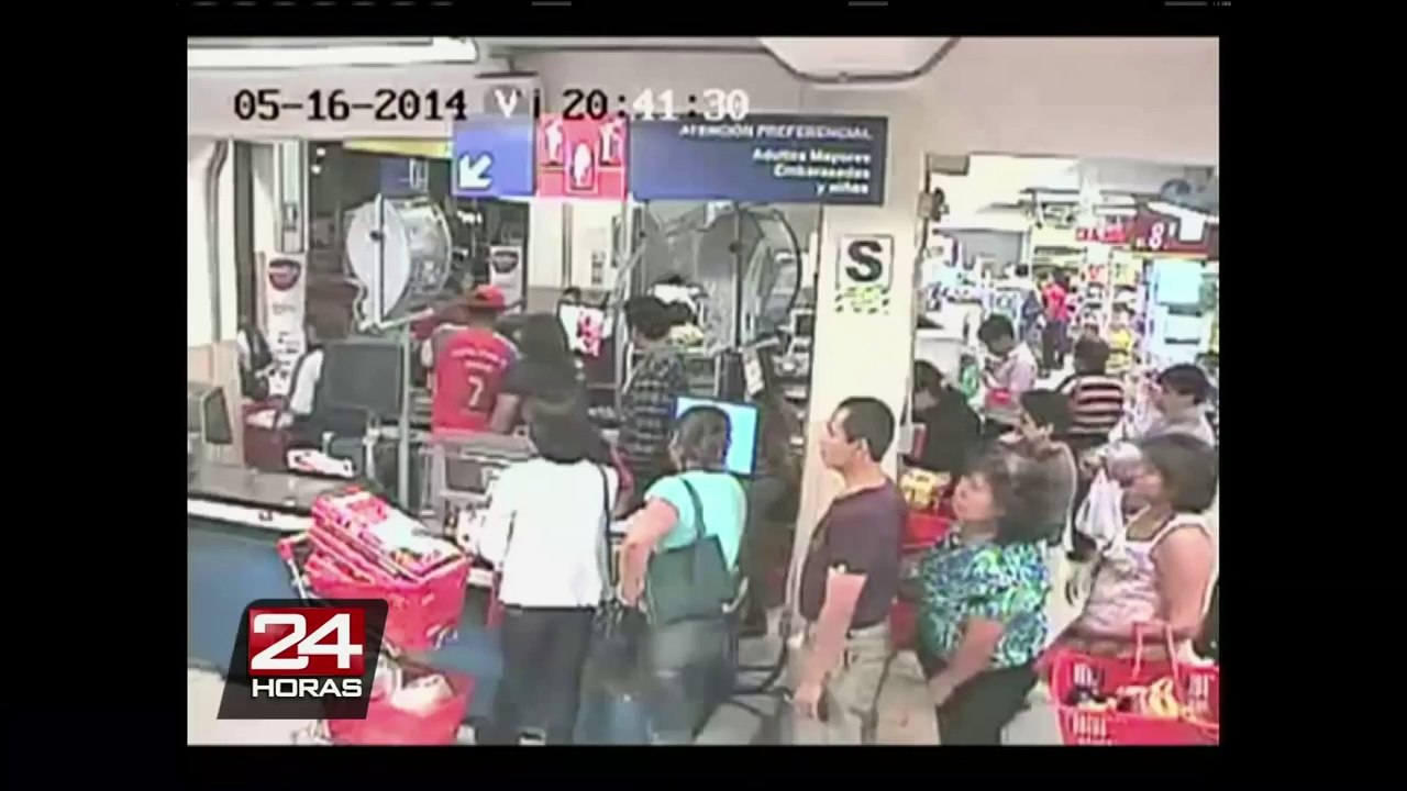 Trujillo: delincuentes asaltaron supermercado y se llevaron más de S/.15 mil
