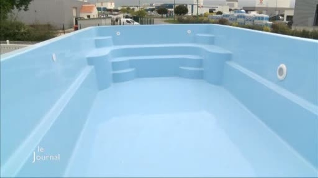 Reportage chez un fabricant de piscines (La Chapelle-Achard)