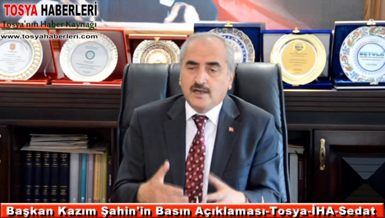 Tosya Başkanı Kazım Şahin'in Basın Açıklaması